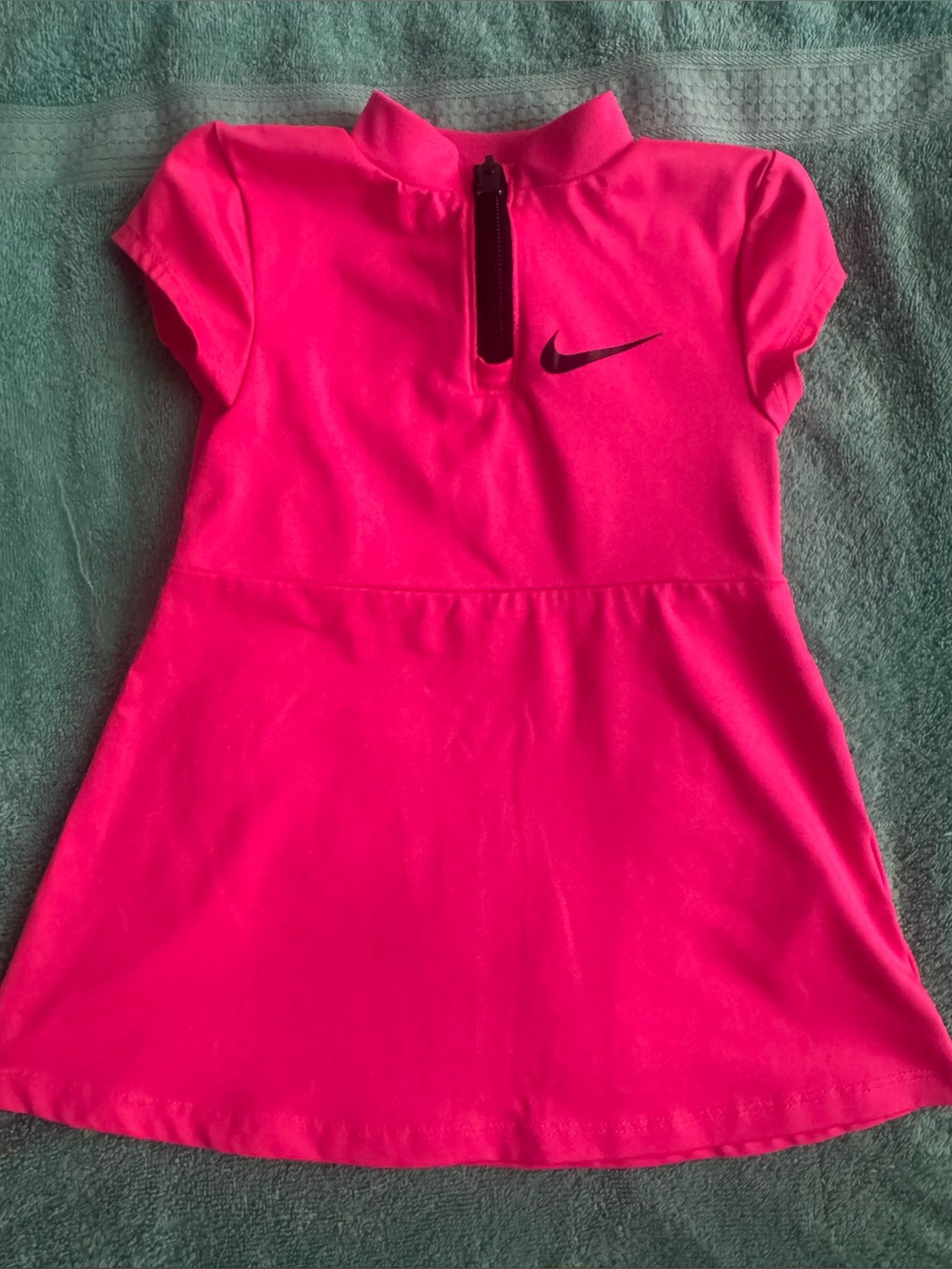 Nike Bright Pink Short-Sleeve Athletic Dress